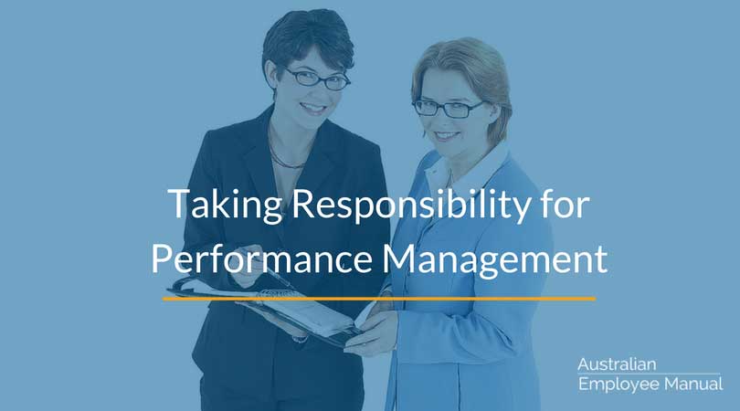 Taking Responsibility for Performance Management