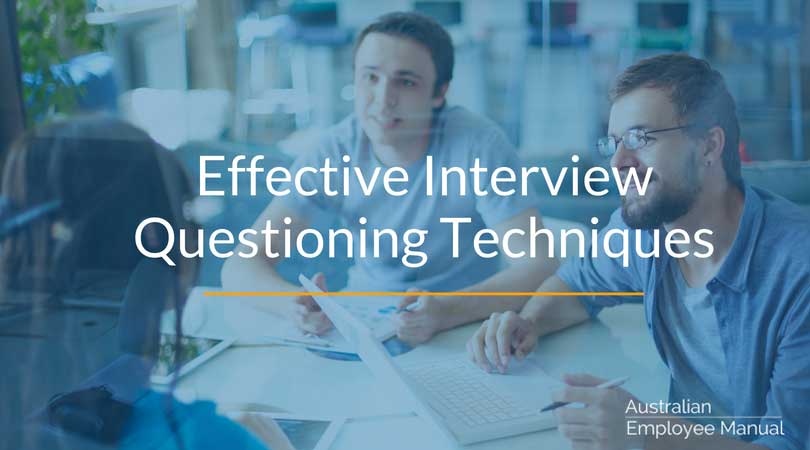 Effective Interview Questioning Techniques