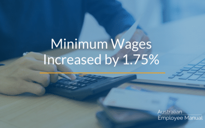 Minimum Wages Increased by 1.75%
