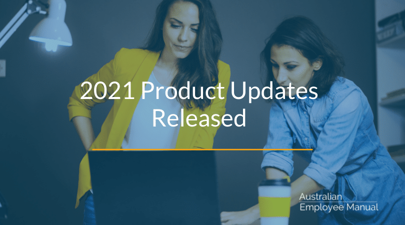 2021 Product Updates Released