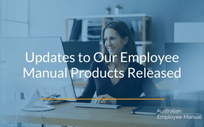 Updates to Our Employee Manual Products Released