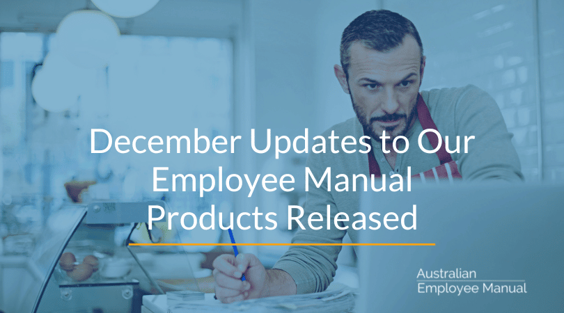 December Updates to Our Employee Manual Products Released