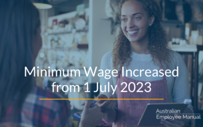 Minimum Wage Increased from 1 July 2023