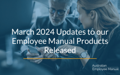 March 2024 Updates to Our Employee Manual Products Released